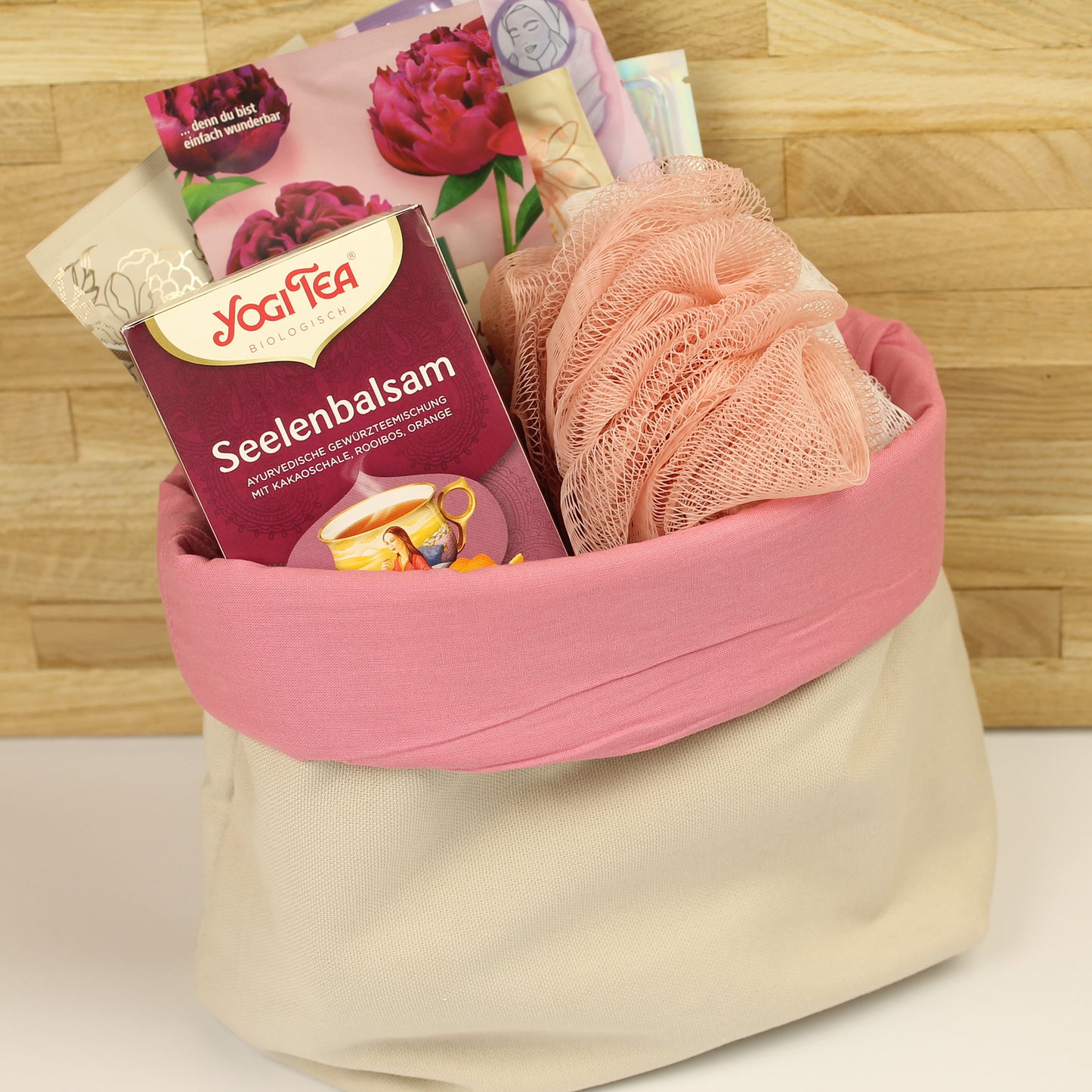 Liebevoll handgefertigtes Geschenk-Utensilo – ideal zum Verwöhnen & Verschenken