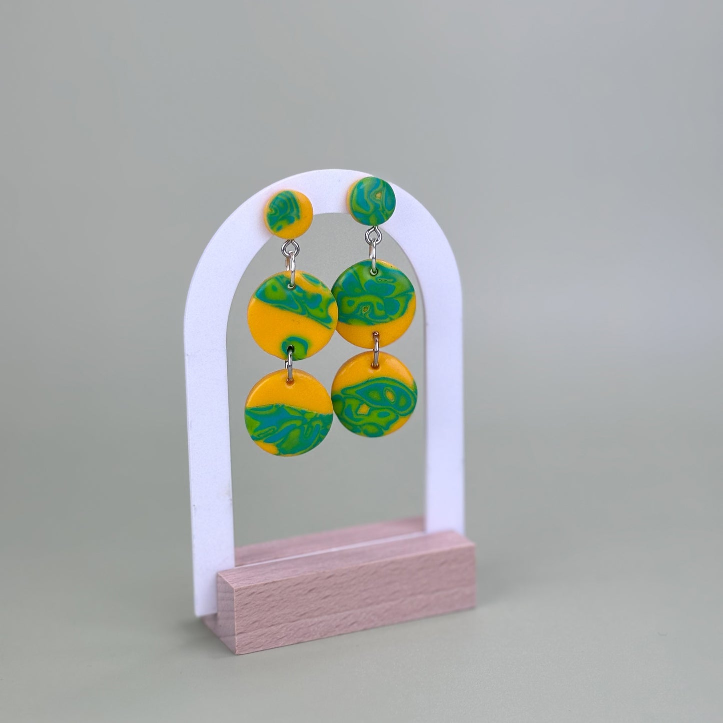 Tropic Pop - handgefertigte Ohrringe - Edelstahl Ohrstecker