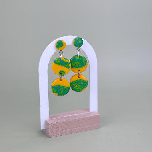 Tropic Pop - handgefertigte Ohrringe - Edelstahl Ohrstecker